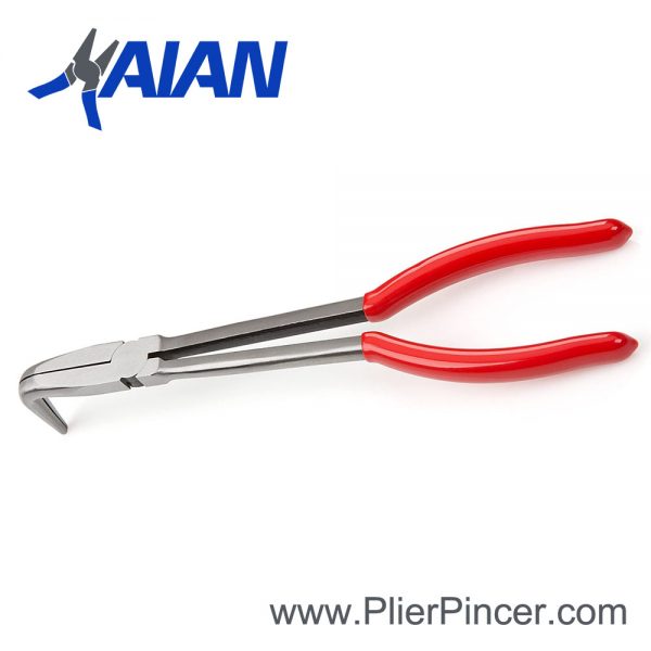 11 Inch Long Reach Pliers, 90 Degree Bent Nose