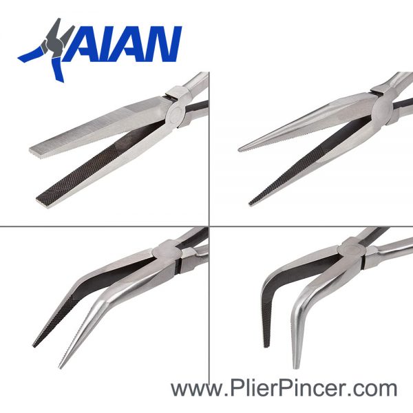 11 Inch Long Reach Pliers, Types of Nose