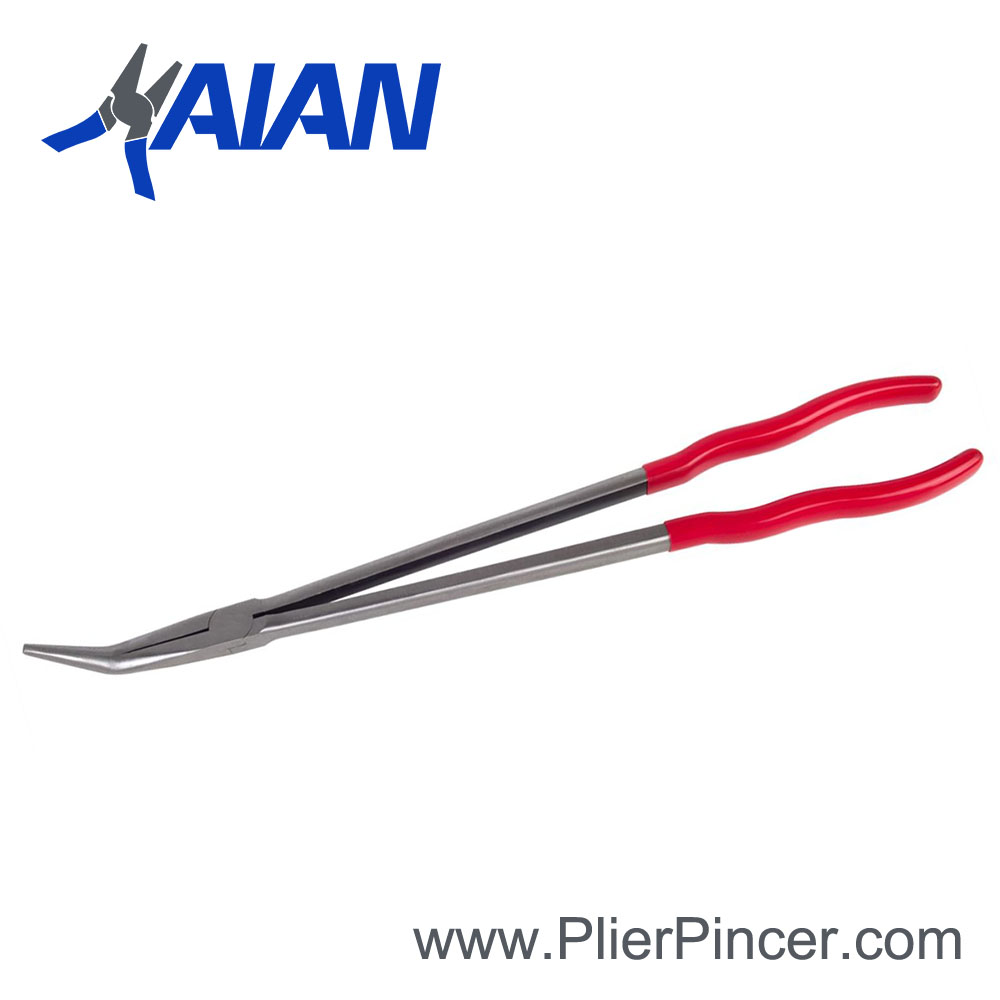 16 Inch Long Reach Pliers, 45 Degree Angled Needle Nose