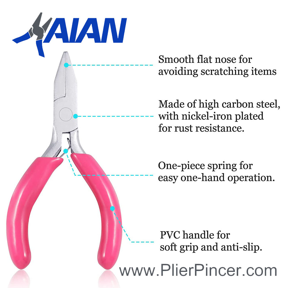 3 Inch Mini Flat Nose Pliers' Features