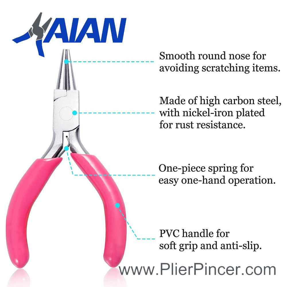 3 Inch Mini Round Nose Pliers' Features