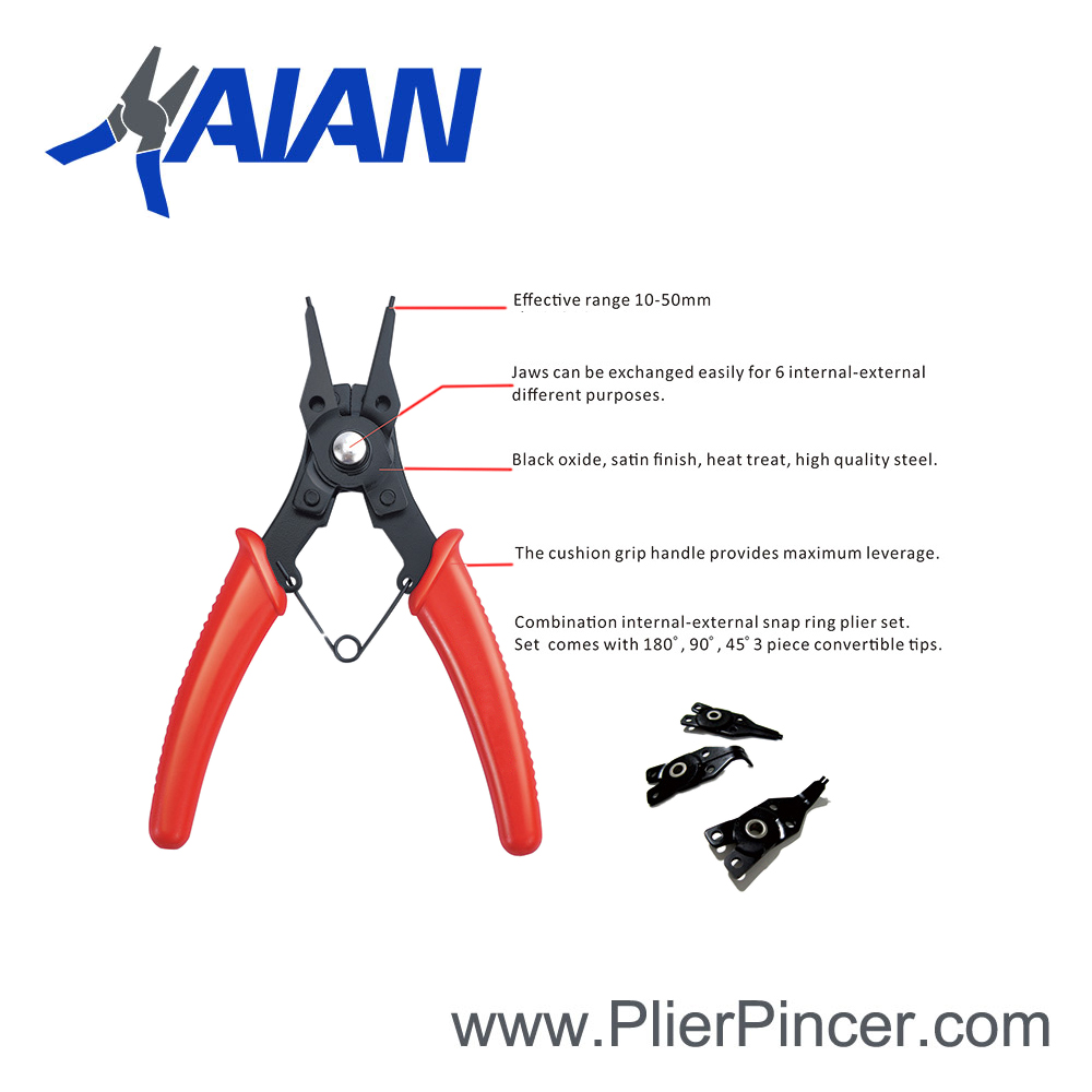 4 in 1 Circlip Pliers' Features