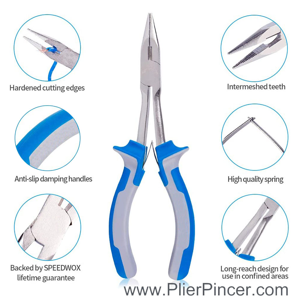 6 Inch Mini Long Reach Chain Nose Pliers' Features