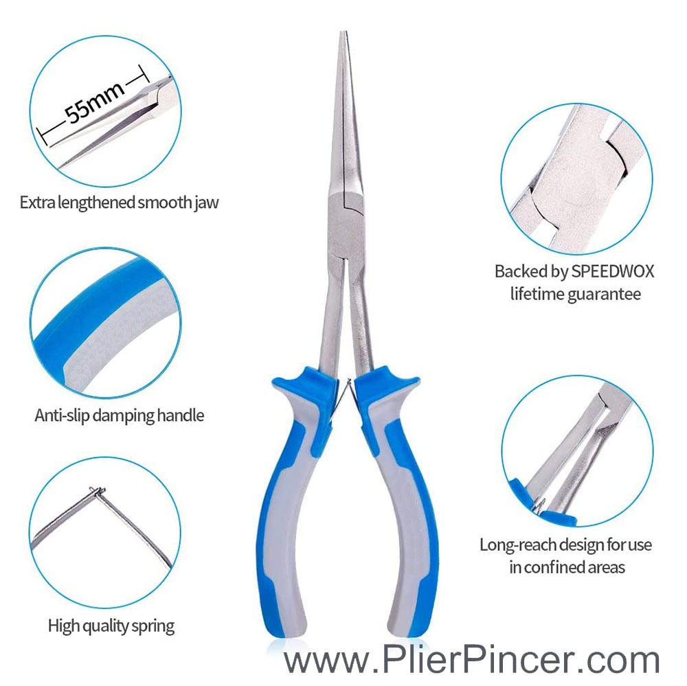 7 Inch Mini Long Reach Needle Nose Pliers' Features