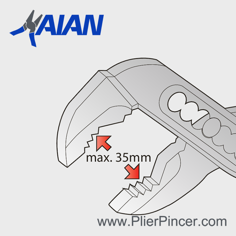 Box Joint Water Pump Pliers V Jaws