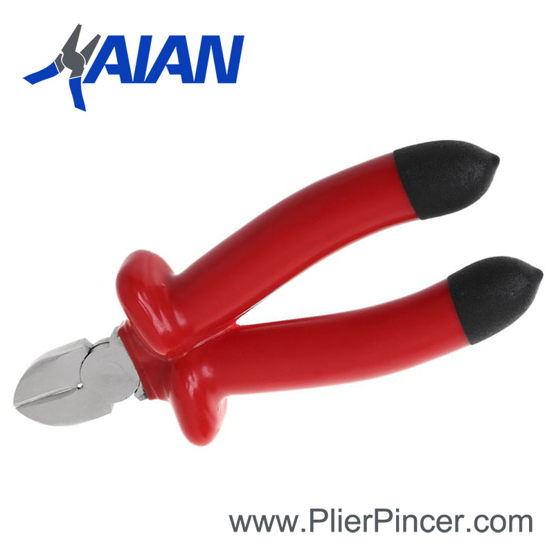Diagonal Cutting Pliers with 1000V Insulated Handles