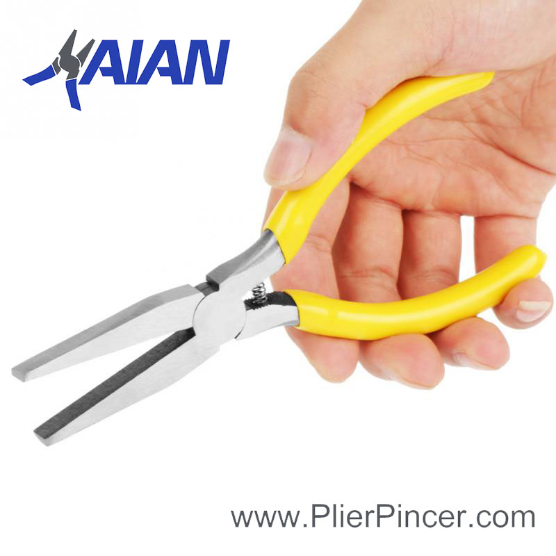 German Chain Nose Plier with Ergonomic Handle