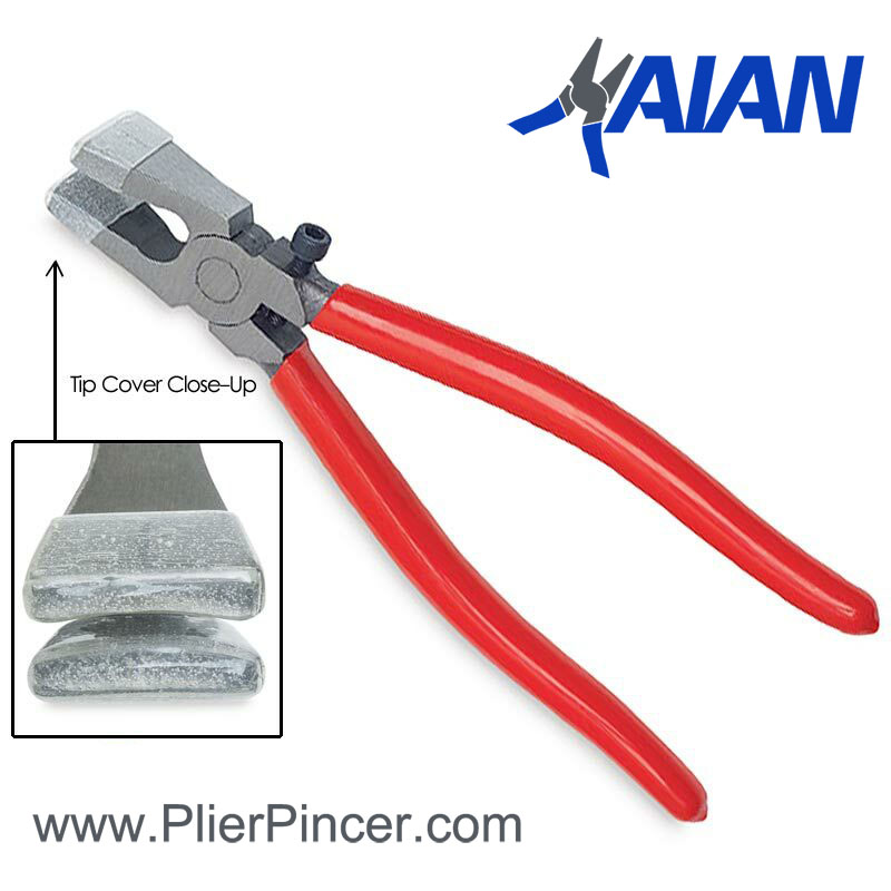 Glass Running Pliers, Tip Cover Close-up