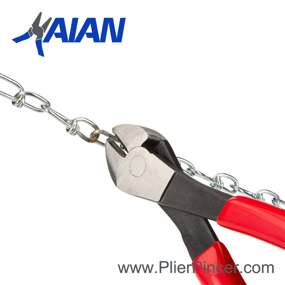 Heavy Duty Diagonal Cutting Pliers Cut Steel Chain