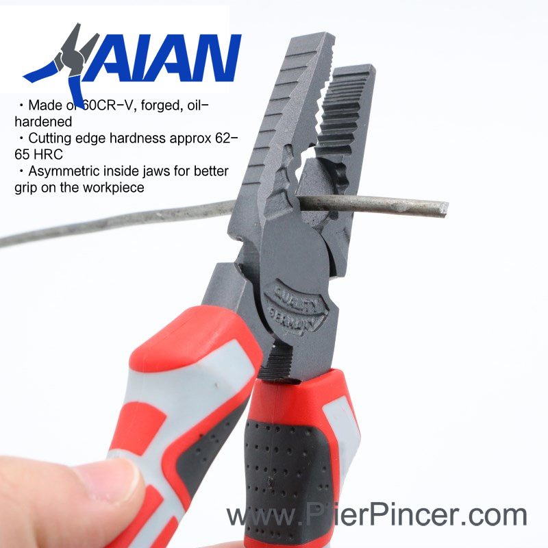 High Leverage Multi-Function Combination Pliers Cut Wire
