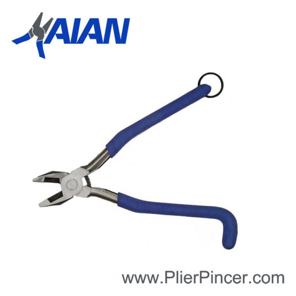 Ironworker's Pliers with Angle Handle