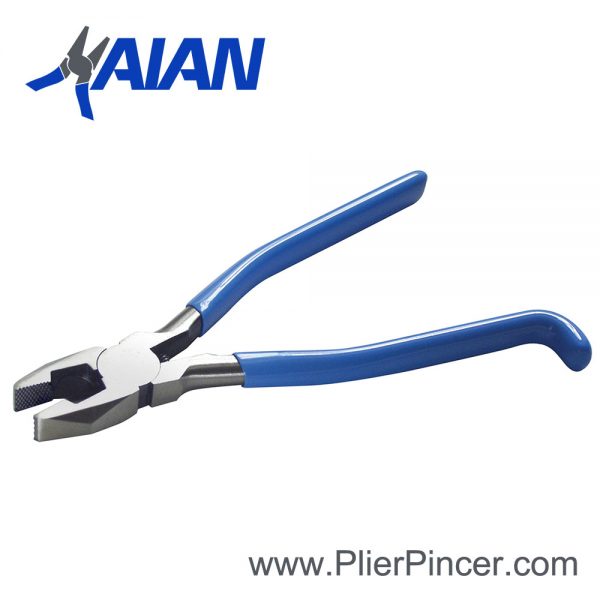 Ironworker's Pliers with Dog Leg Handle