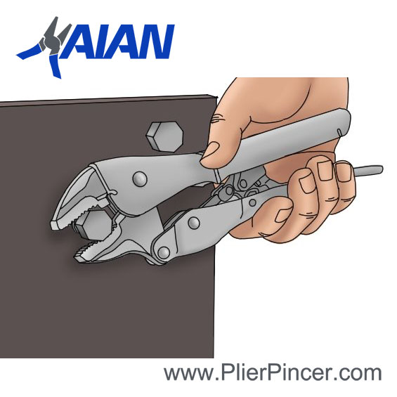 How to use locking pliers