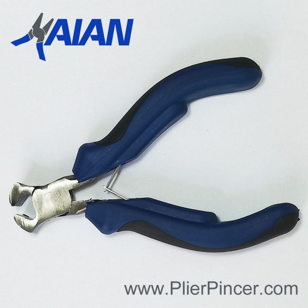 Mini End Cutting Pliers with Blue-black Handles