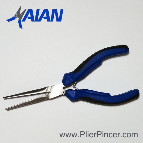 Mini Needle Nose Pliers with Blue-black Handles
