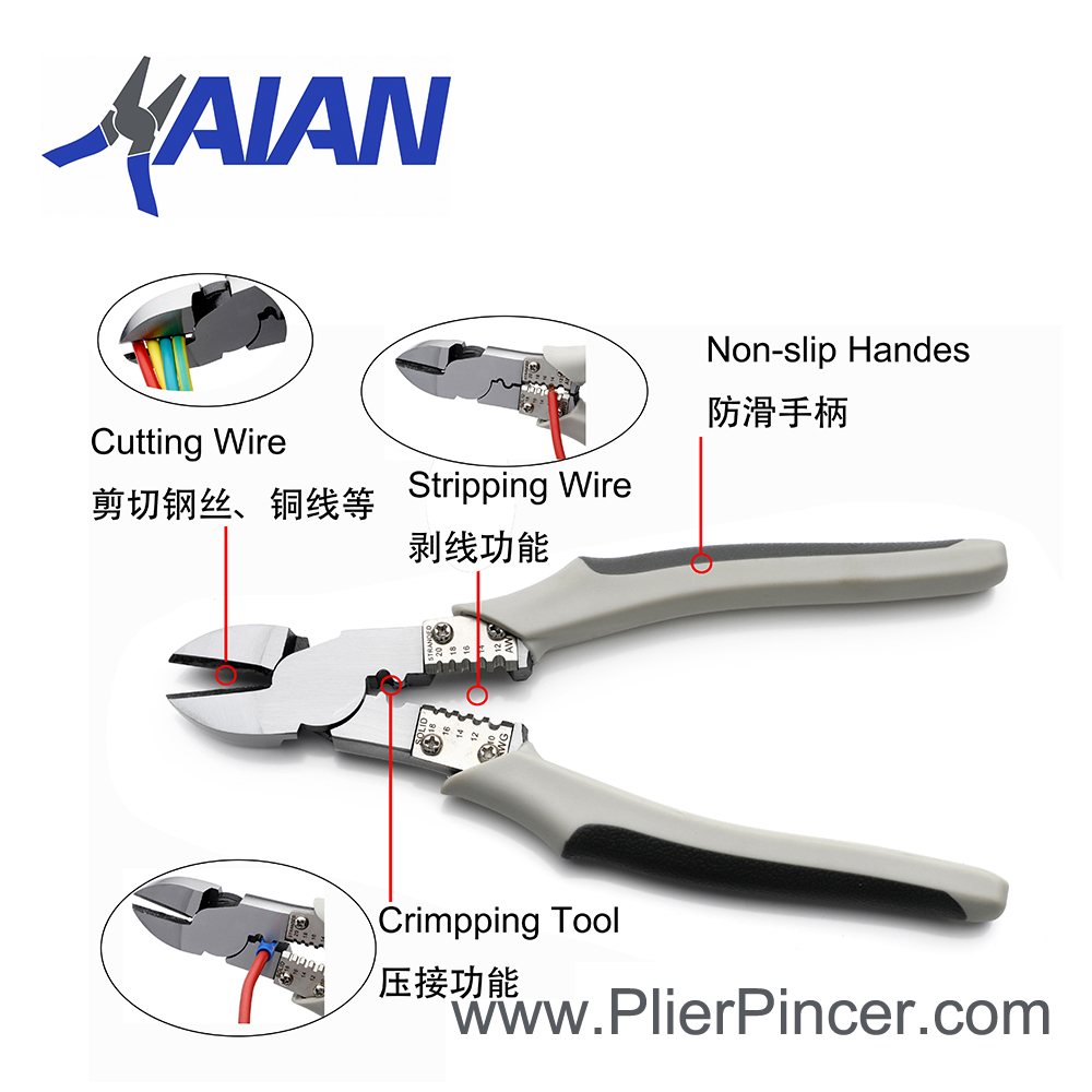 Functions of Multi-use Diagonal Cutting Pliers