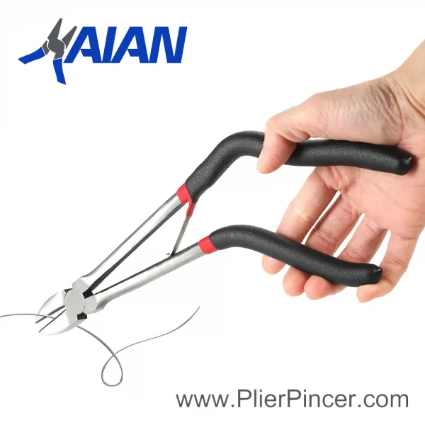 Pistol Grip Diagonal Cutting Pliers Cut Wire