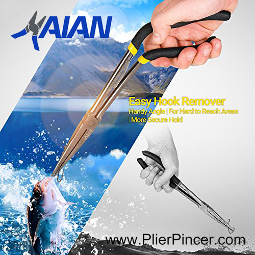 Pistol Grip Pliers Straight Nose, Easy Hook Remover